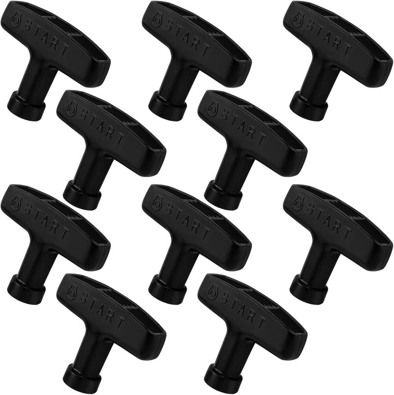 Ceukius 10 pcs Gasoline Engine Starter Handle Grip, Recoil Starter Pull Handle for Honda GX120 GX160 GX200 GX240 GX270 GX340 GX390 Lawn Mower Part - Image 1